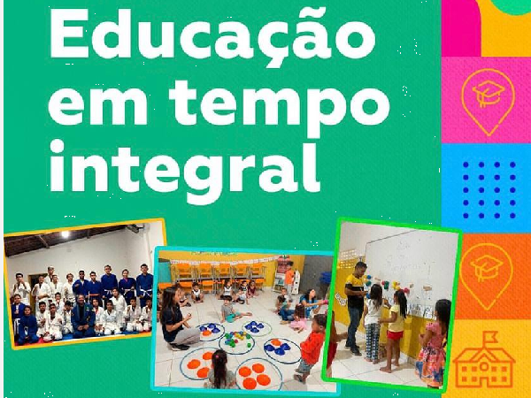 Educação em tempo integral.